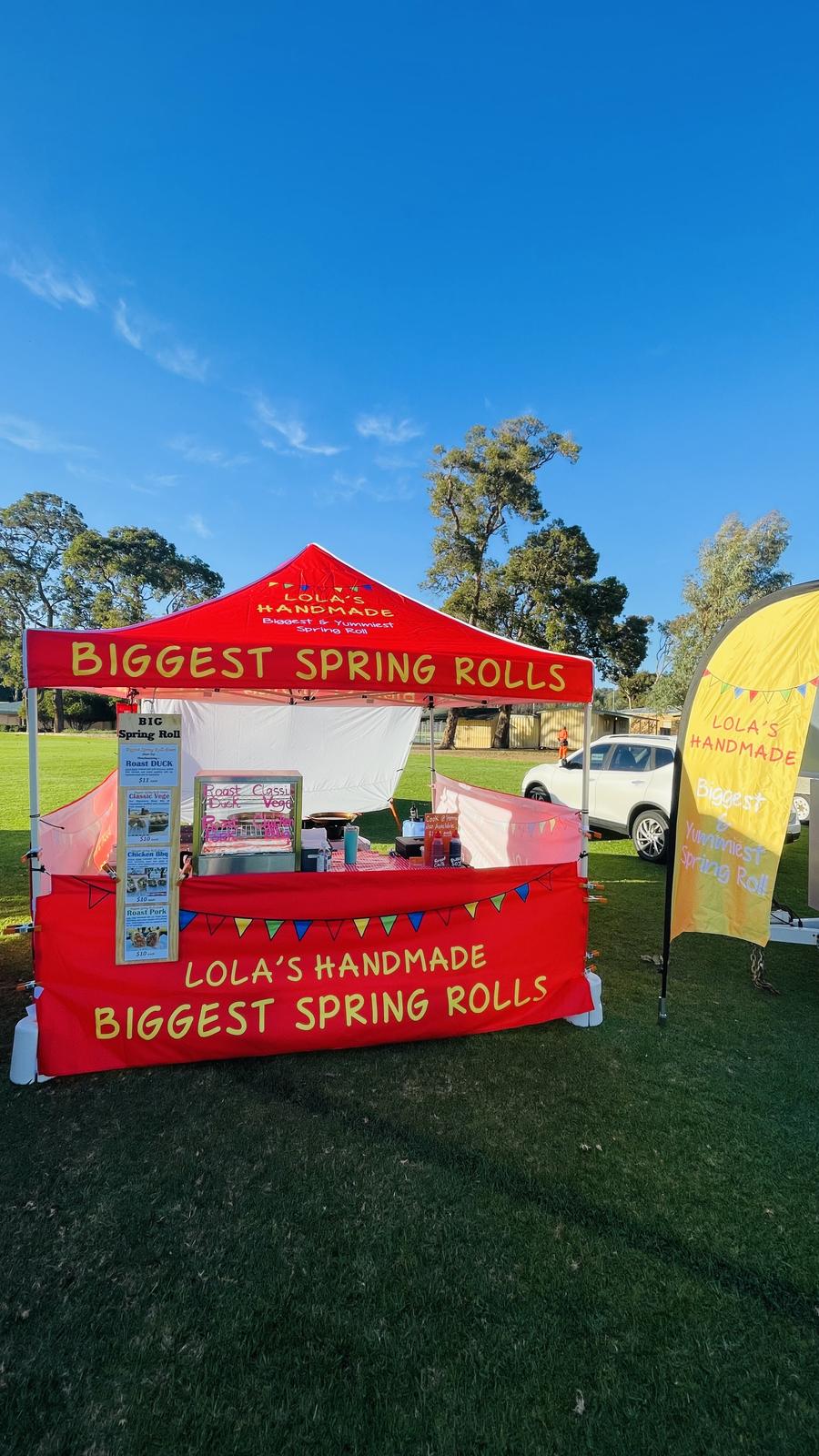 Happy Food Avenue T/A Lola's Handmade Big Spring Rolls Perth Makers